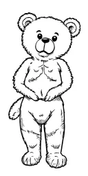 Sugar Teddy oh sugar Teddy/ why cant you be my sugar Daddy/ got No Money got No cloths/ dependant on their tyranny/ they tattoo design idea