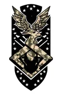 marine corps digital camo patterns tattoo design idea