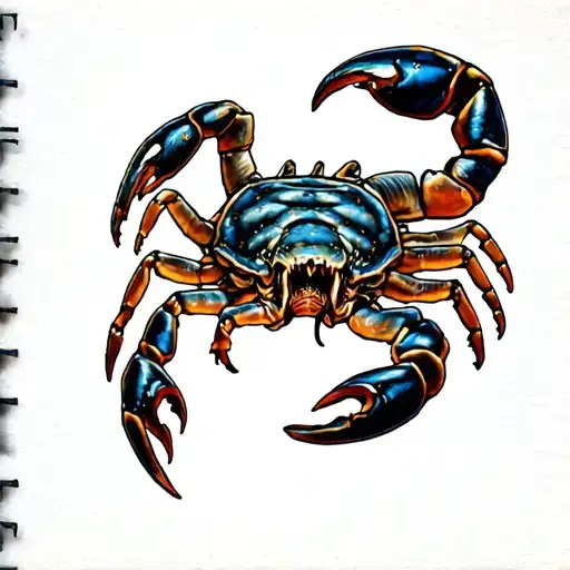 Scorpio, military, nasa tattoo design idea
