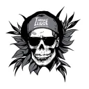 Thug Life tattoo design idea