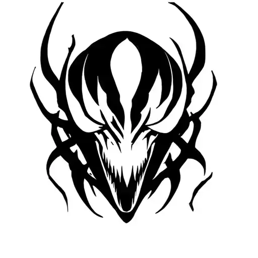 venom marvel tattoo design idea
