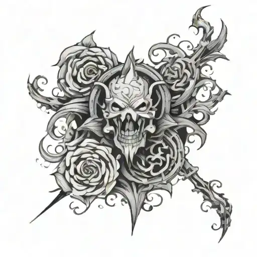 fighting bpd  tattoo design idea