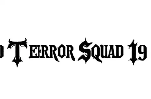 "20 TERROR SQUAD 19" tattoo design idea