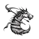 Sagittarius, tattoo design idea