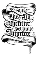 scroll with bible scriptures tattoo design idea