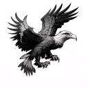 Roman Eagle tattoo design idea