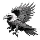 Roman Eagle tattoo design idea