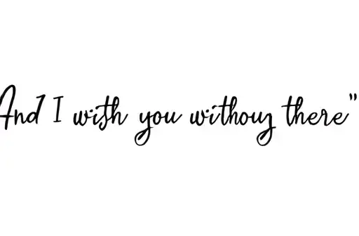 "And I toast with you without being there" tattoo design idea
