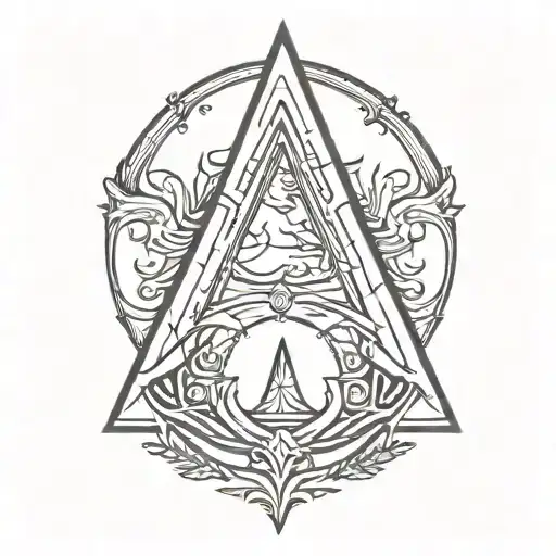  assassin's Creed Valhalla symbol tattoo design idea