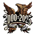 "2000-2025" Damon tattoo design idea