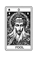 the fool tarot card  tattoo design idea