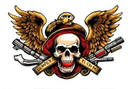 semper fi tattoo design idea