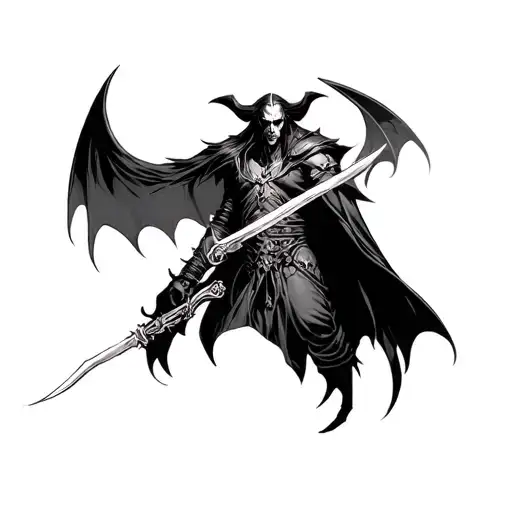 Castlevania tattoo design idea