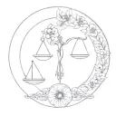 cancer and Libra  tattoo design idea