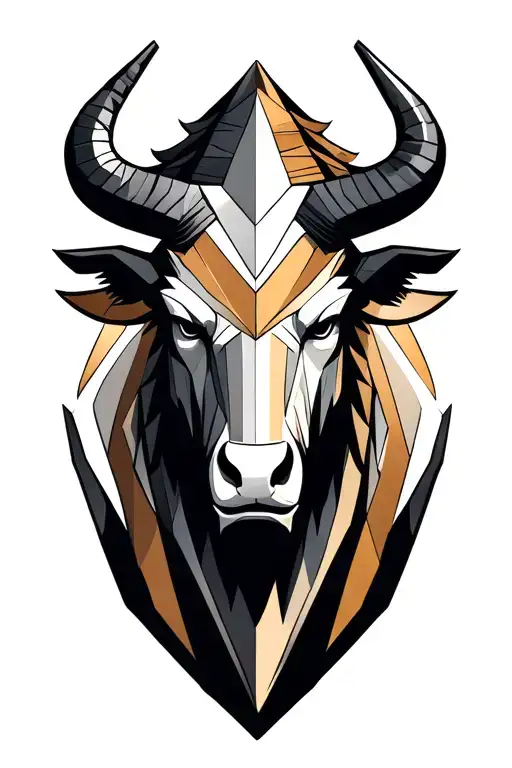 symbolic minotaur head mean proud tattoo design idea