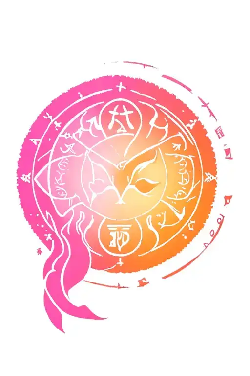 Aquarius Pisces Libra Gemini zodiac symbols tattoo design idea