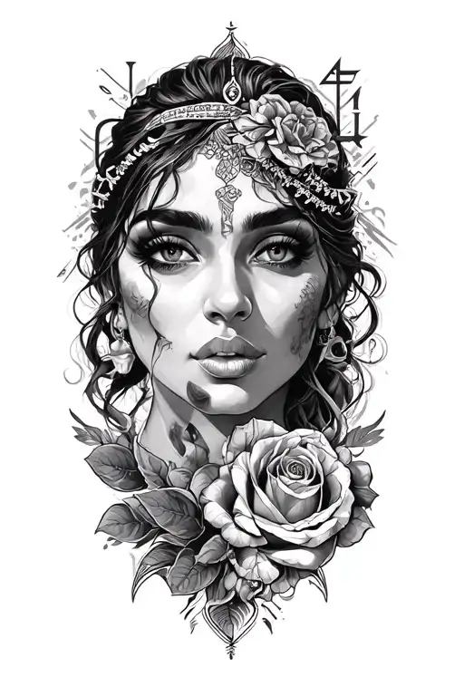 COMBINE MY NAME: ALI AND MY AGE:45 AND MY SIGN:GEMINI tattoo design idea