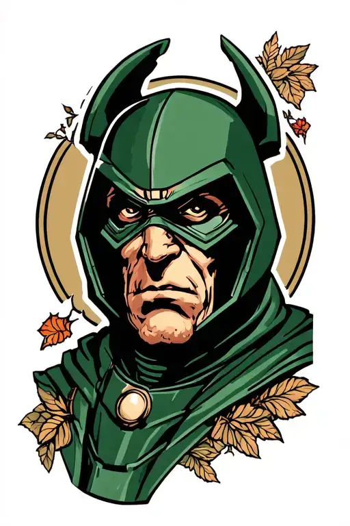 Doctor Doom tattoo design idea
