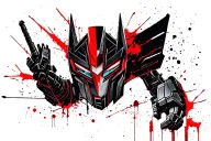 Decepticon Logo + Half Life 2 Combine Logo tattoo design idea