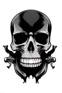 skull tattoo design idea