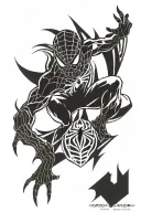Spider Man tattoo design idea