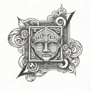 Sator Square tattoo design idea