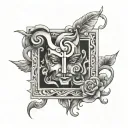 Sator Square tattoo design idea