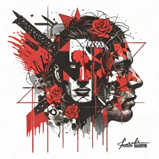 If by 40 Square root of -1 The love of a loner is the most authentic, his love is selective, not for company tattoo design idea