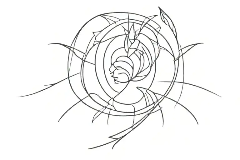 Zaza indigenous art tattoo design idea