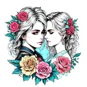 something that would represent my high school sweetheart  tattoo design idea