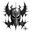warhammer 40k Black Templer tattoo design idea