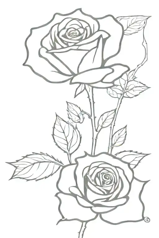 rose with Michael and sylvia name in it mixed with Samona tattoo idea tattoo design idea