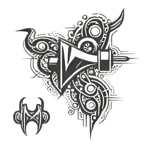 A heartbeat line that morphs into a phone or headset, symbolizing the pulse of sales and the excitement of closing deals tattoo design idea