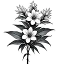 Fireweed tattoo design idea