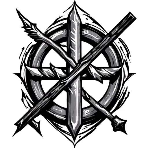 Discipline Symbol tattoo design idea