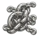 Chain Link tattoo design idea