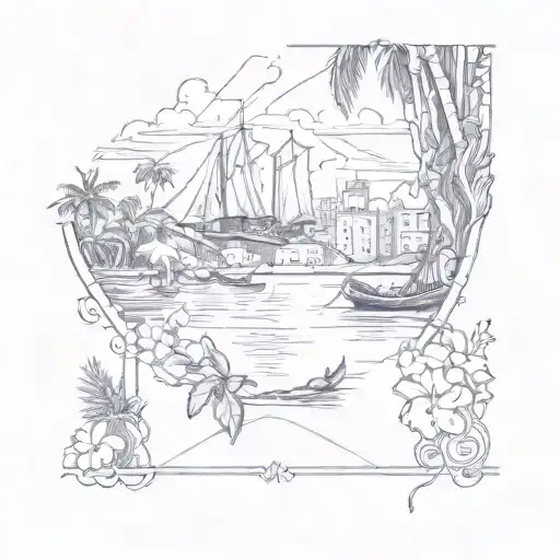 Puerto Rico tattoo design idea