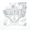 Puerto Rico tattoo design idea