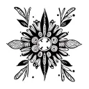 Aboriginal art patterns tattoo design idea