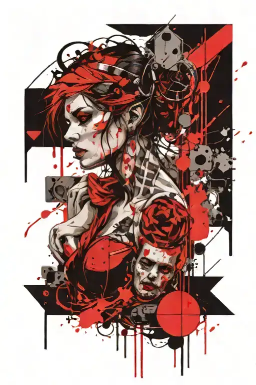 lillith diablo video game tattoo design idea
