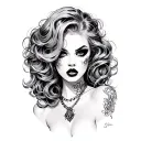 Slut tattoo design idea