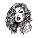 Slut tattoo design idea