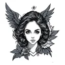 special nurse tattoo design idea
