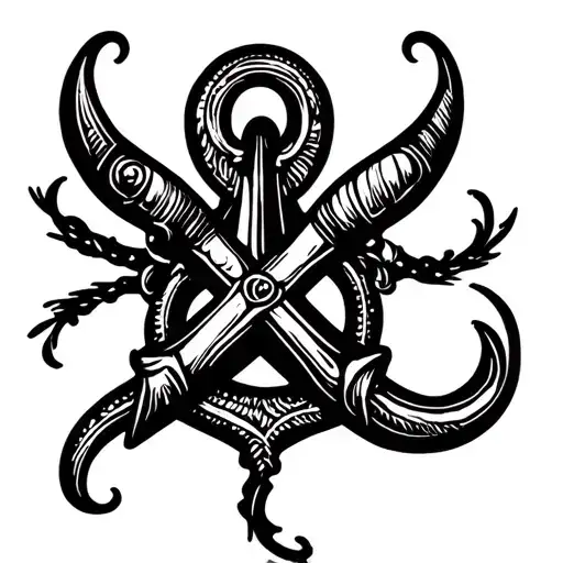 semicolon anchor tattoo tattoo design idea