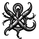 semicolon anchor tattoo tattoo design idea