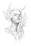 with pain comes strength  tattoo design idea