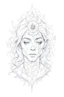 with pain comes strength  tattoo design idea