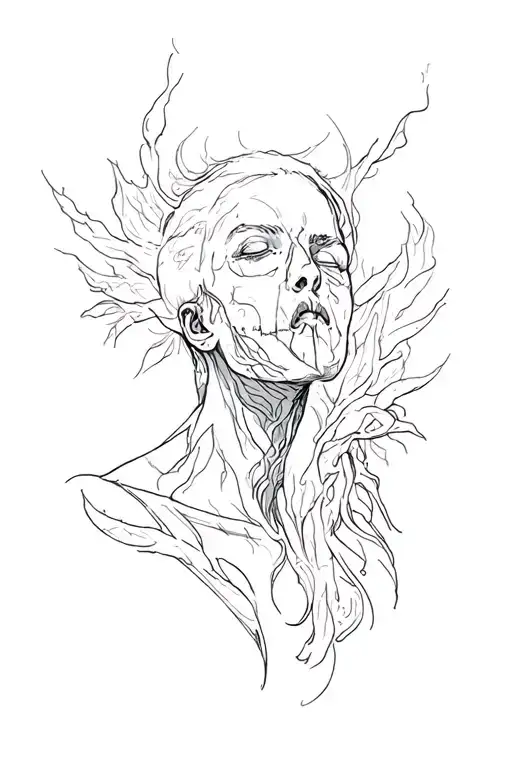 with pain comes strength  tattoo design idea