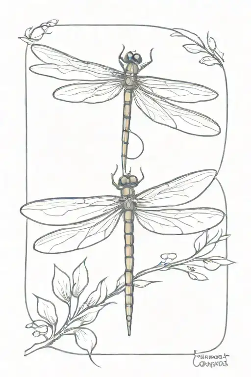 "godspeed" and a dragonfly tattoo design idea