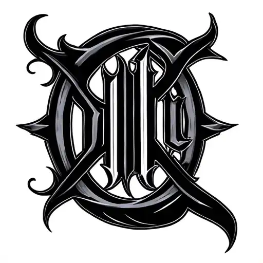 ambigram name tattoo design idea